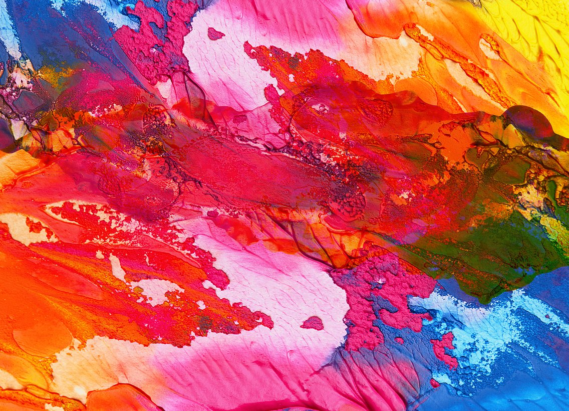 Bunte Aquarellfarben
